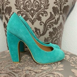 Mint heels from Urban Outfitters